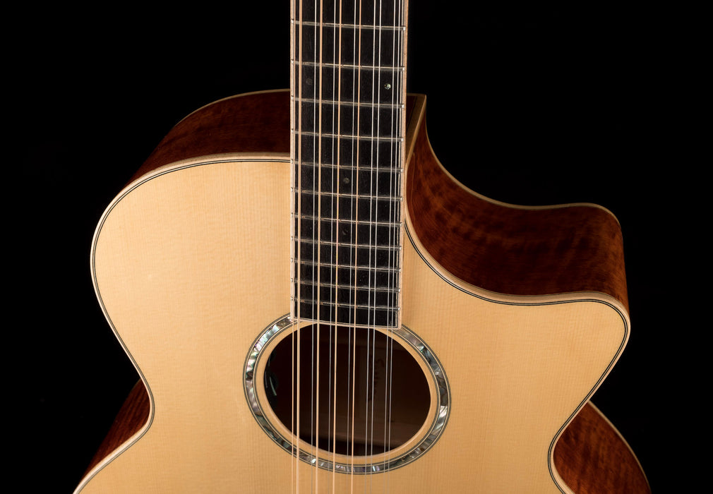 Pre Owned 2013 Eastman AC630CE-12 Natural 12-String With HSC - Jeffrey Foskett Collection