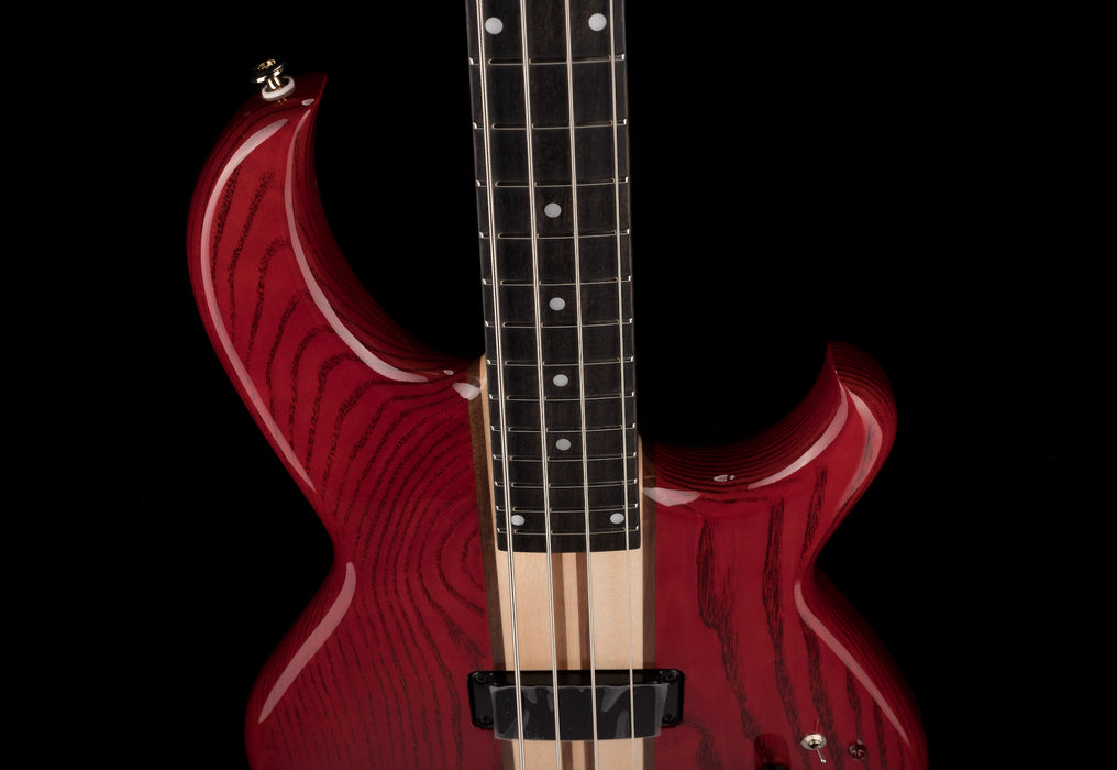 Aria Pro II SB-1000B Reissue 4-String Electric Bass Guitar Made in Japan Paduak Red with Gig Bag