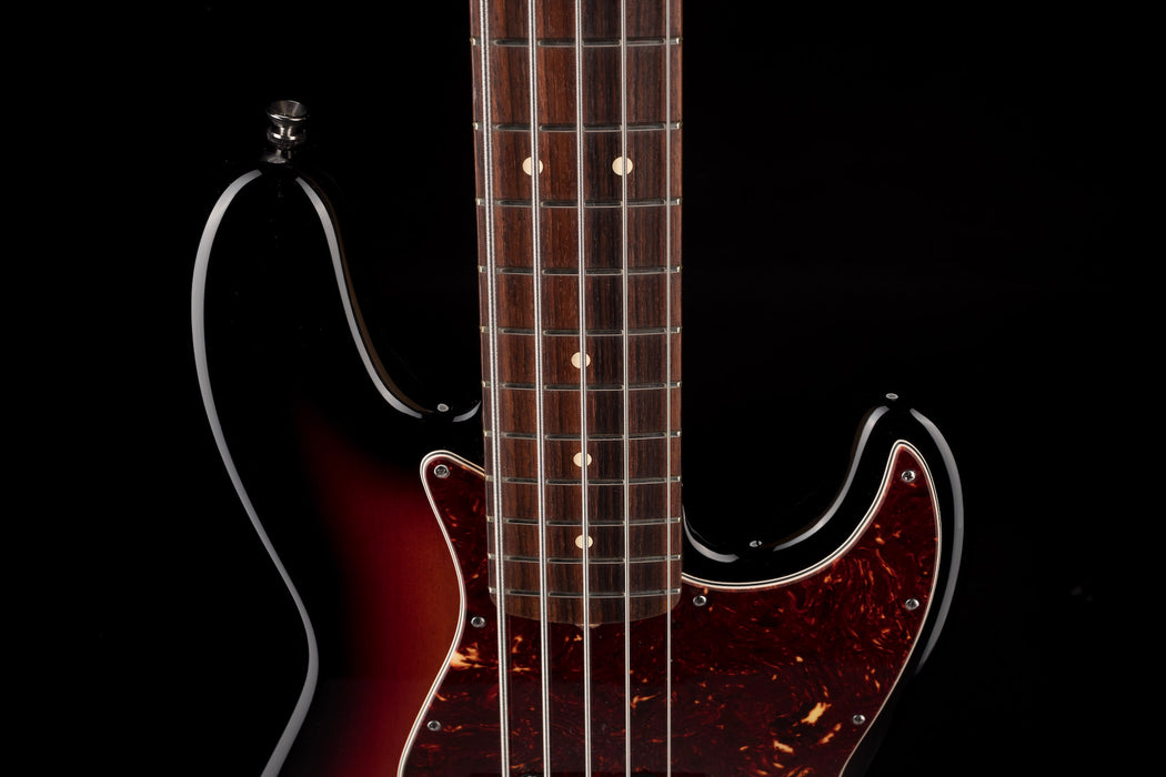 Used 2012 Fender American Standard Jazz Bass V 3-Tone Sunburst with OHSC