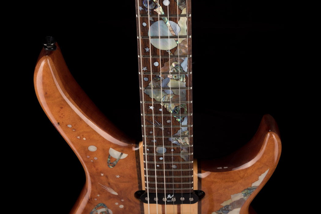 Pre Owned Planets HSS With Floyd Rose Brown Electric Guitar With Case