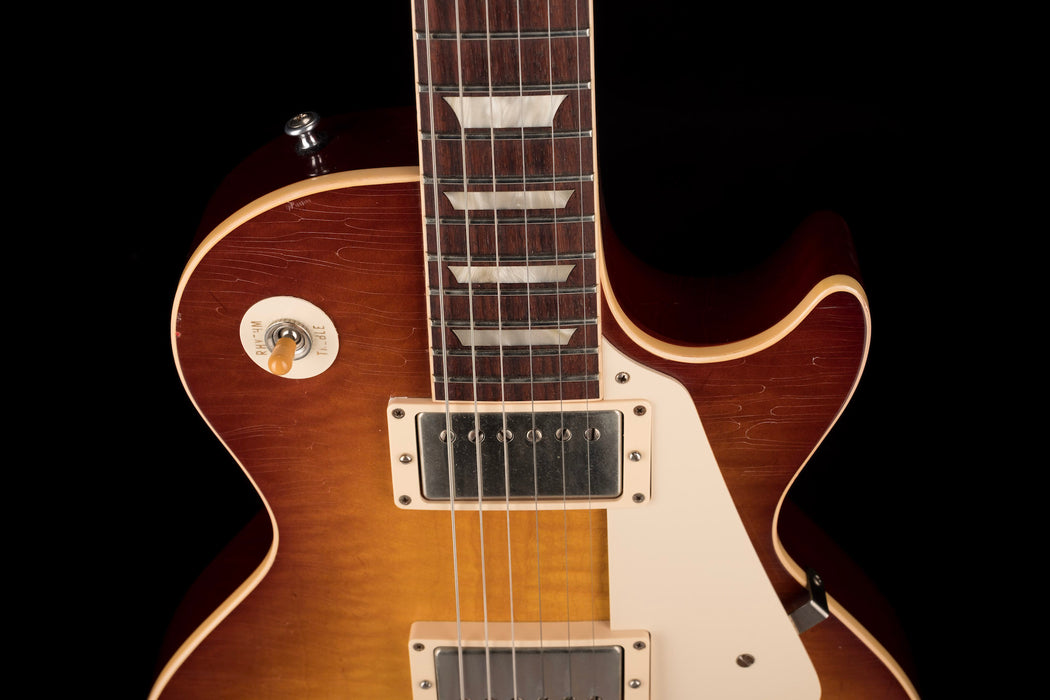 Pre Owned Gibson Custom Shop 1960 Les Paul Standard Murphy Aged Iced Tea Burst With OHSC