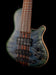 Mayones Cali4 Bass 17.5" Scale Maple TEW Top/Swamp Ash Body Trans Blue Denim Finish with Case