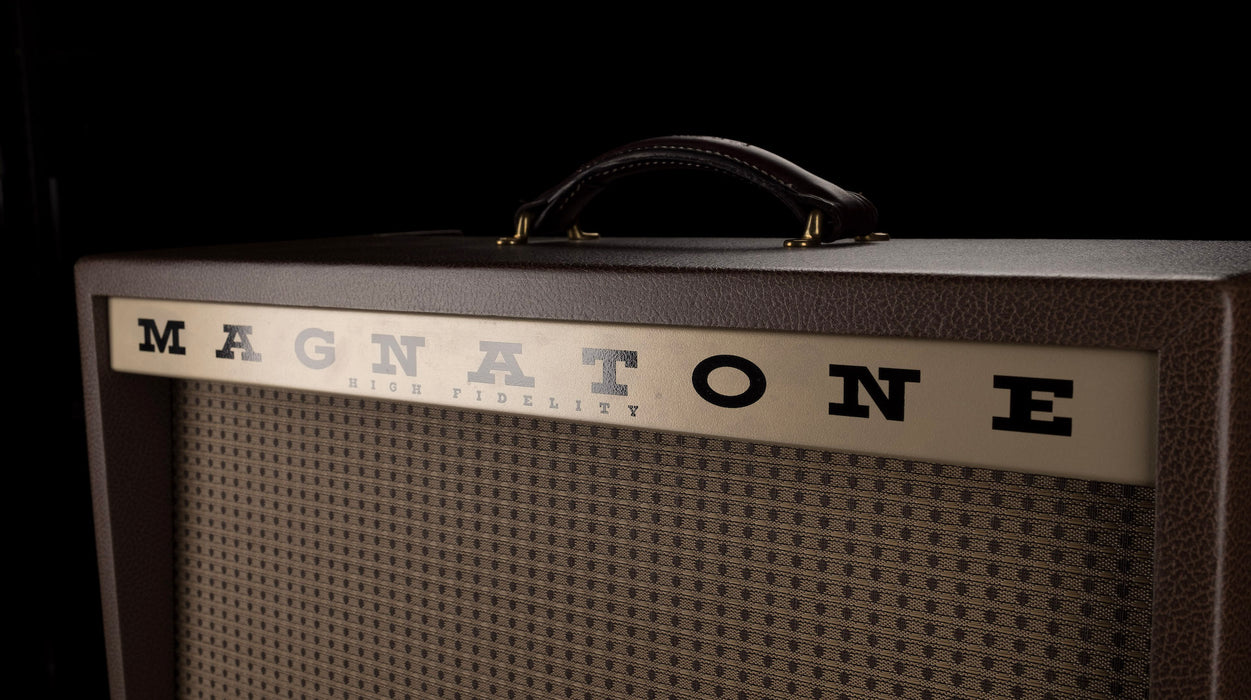 Pre Owned Magnatone Varsity Reverb Brown Guitar Amp Combo