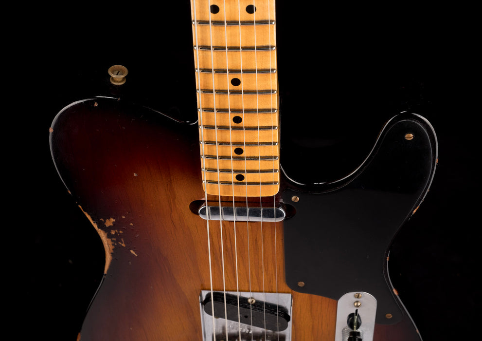 Fender Custom Shop Limited Edition Roasted Pine Double Esquire Relic Wide Fade 2-Tone Sunburst