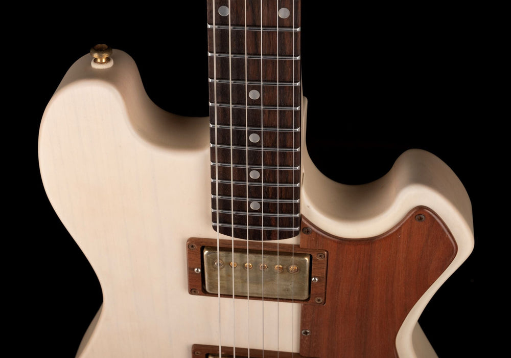 Used Moniker Guitars Texas BBQ 1 of 1 Trans White Electric Guitar with OHSC