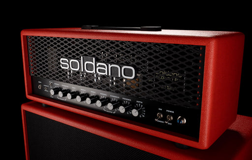 Soldano SLO-100 Super Lead Overdrive Custom Guitar Amp Head Red Bronco