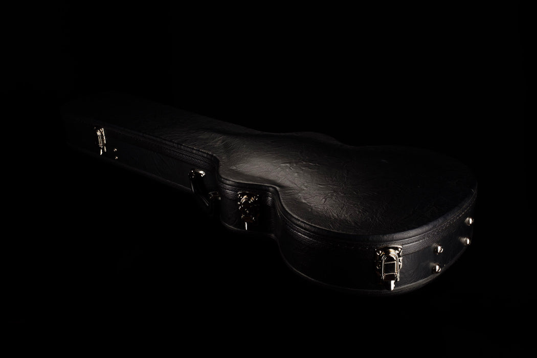Hofner Club Bass Arched Top Wood Case Black CGC-CB