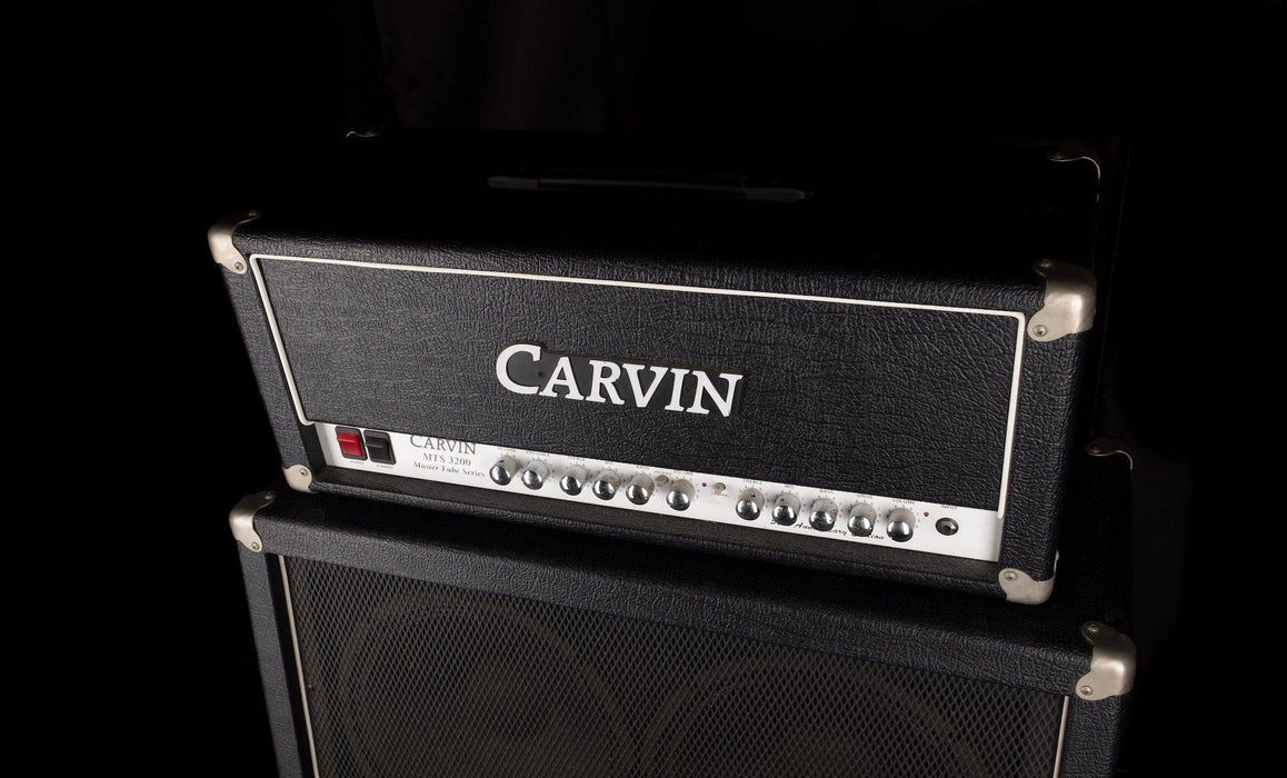 Used Carvin 50th Anniversary Edition MTS 3200 Master Tube Series Head and 4x12" Guitar Amp Cabinet