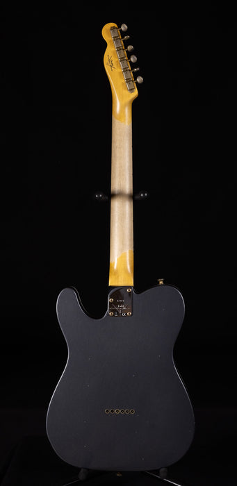Fender Custom Shop Postmodern Journeyman Relic Tele 2 Tone Olympic White Charcoal Frost Metallic