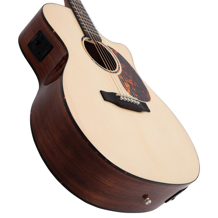 Recording King RGA-G6-CFE5 Solid Top Grand Auditorium with Cutaway and Fishman EQ Acoustic Guitar