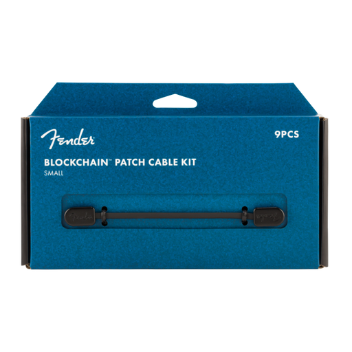Fender Fender® Blockchain Patch Cable Kit, Black, Small Cables