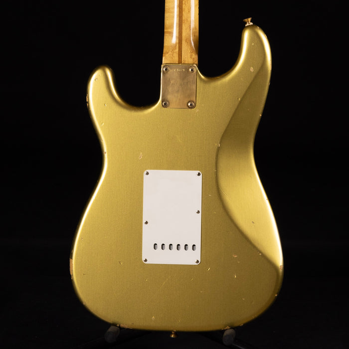 Used '96 Fender Custom Shop 50th Anniversary Diamond Dealer Stratocaster Cunetto Relic Aztec Gold