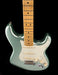 Used 2021 Fender American Professional II Stratocaster Mystic Surf Green W Case.