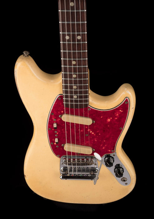 Pre Owned Vintage 1965 Fender Mustang Olympic White With Gig Bag