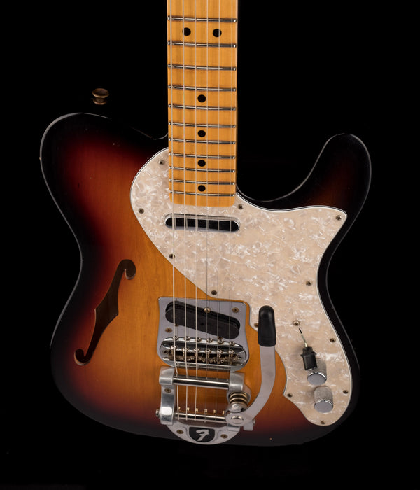 Fender Custom Shop 1968 Telecaster Thinline Journeyman Relic 3-Color Sunburst