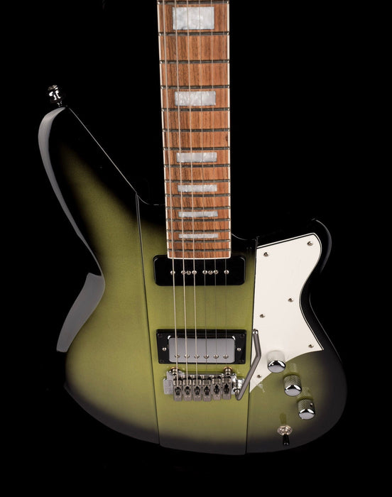 Used Reverend Warhawk DAW Roasted Maple Neck Electric Guitar Avocado Burst