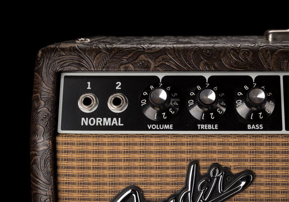 Used Fender Limited Edition '65 Deluxe Reverb Western Wheat Guitar Amp Combo