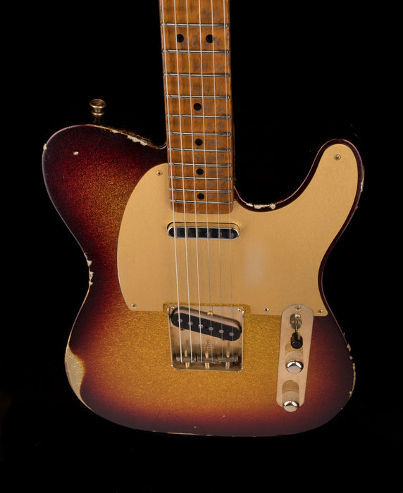 Used Fender Custom Shop Masterbuilder's Apprentice 50's Telecaster Relic 3-Tone Sunburst Sparkle with OHSC