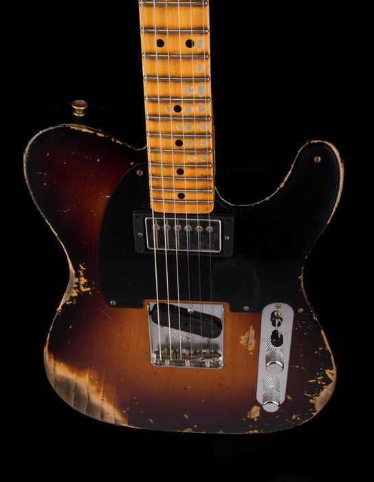 Used Fender Custom Shop Limited Edition 1951 Telecaster HS Heavy Relic Wide Fade 2-Tone Sunburst with OHSC