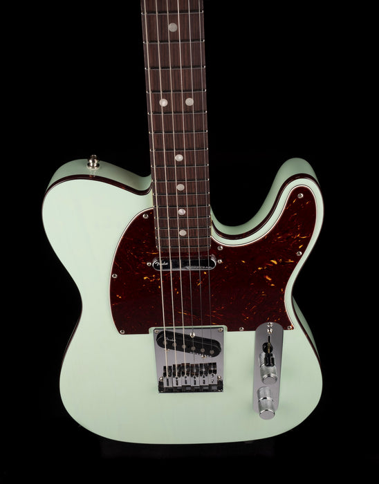 Pre Owned Fender Ultra Luxe Telecaster Transparent Surf Green with OHSC