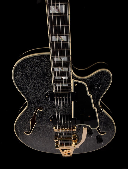 Pre Owned D'Angelico Excel '59 Black Dog With Tremolo With OHSC