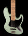 Used Fender American Performer Jazz Bass Satin Surf Green With Gig Bag