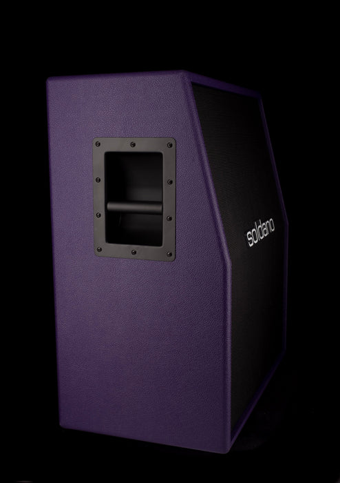 Soldano Custom 2x12" Vertical Slant Vintage 30 Speakers Purple Guitar Amp Cab