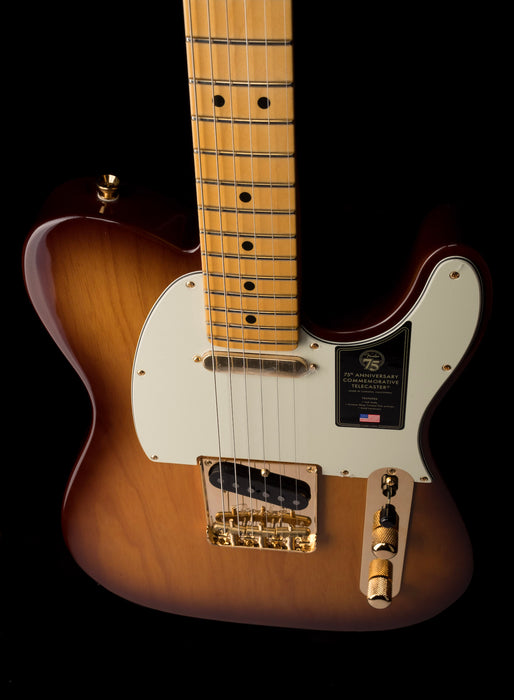 Fender 75th Anniversary Commemorative Telecaster 2-Color Bourbon Burst