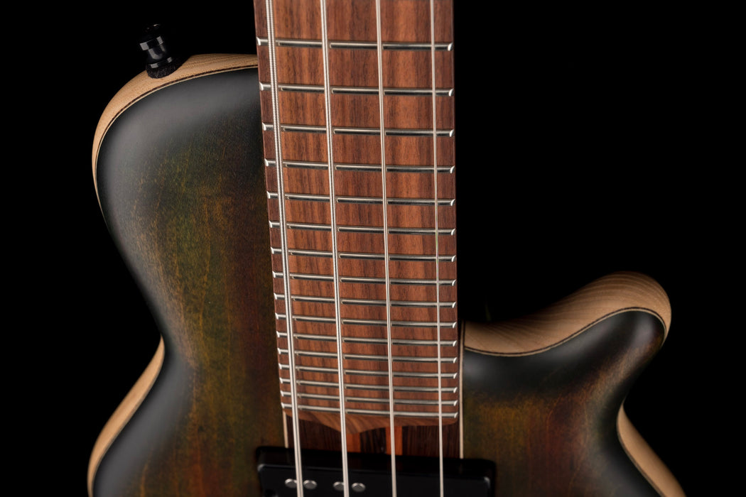 Mayones Cali4 Flame Maple TEW Top Trans Custom Color Matt Finish with Case