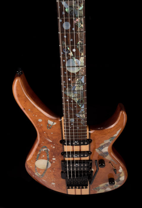 Pre Owned Planets HSS With Floyd Rose Brown Electric Guitar With Case