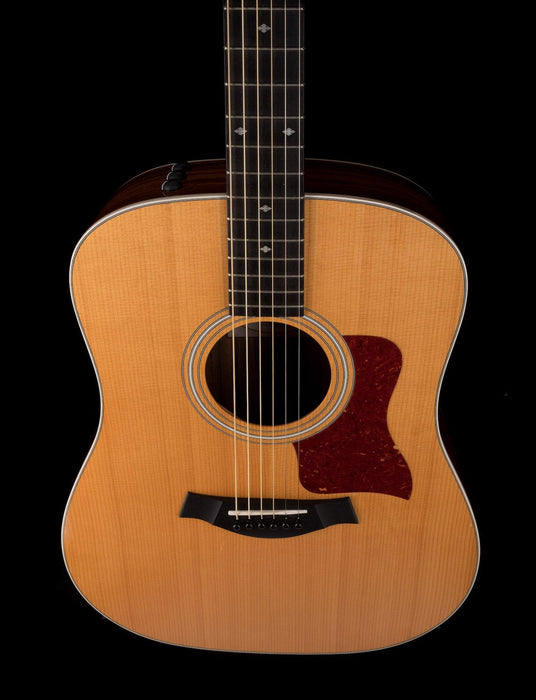 Pre Owned Taylor 210e DLX Natural Acoustic Electric Guitar With OHSC