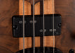 Mayones Cali4 Bass 17.5" Scale  Walnut Top/Swamp Ash Body Trans Natural Finish with Case