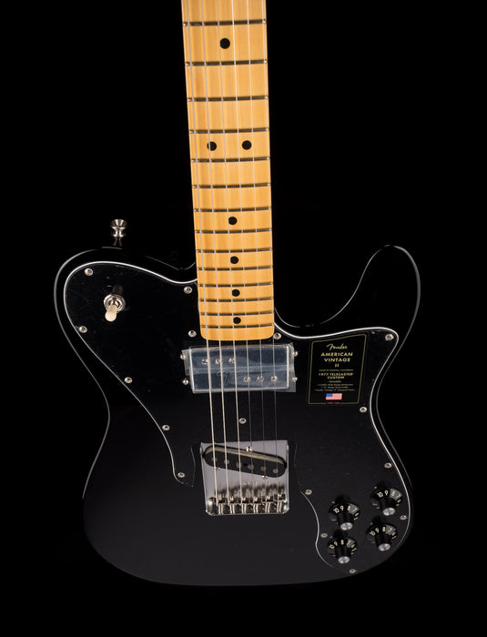Fender Limited Edition American Vintage II 1977 Black Telecaster Custom With Case