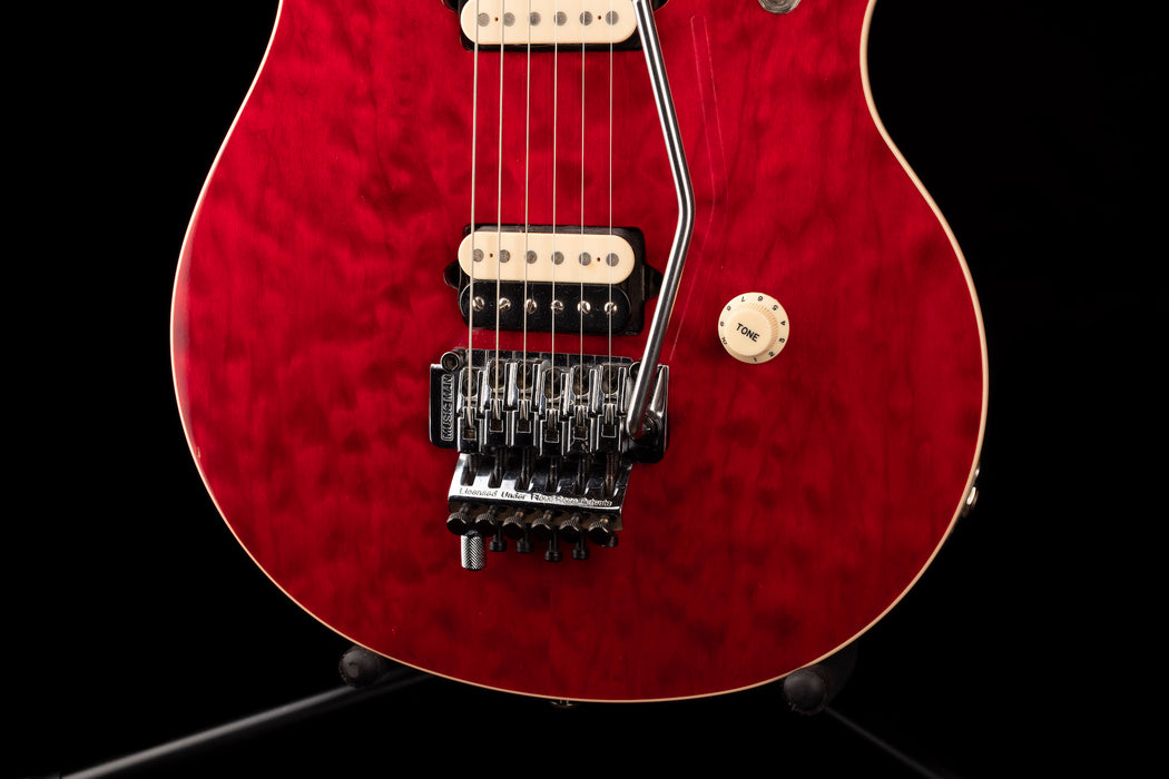 Pre Owned 1995 MusicMan Eddie Van Halen EVH Model Guitar Rare Trans Red With HSC