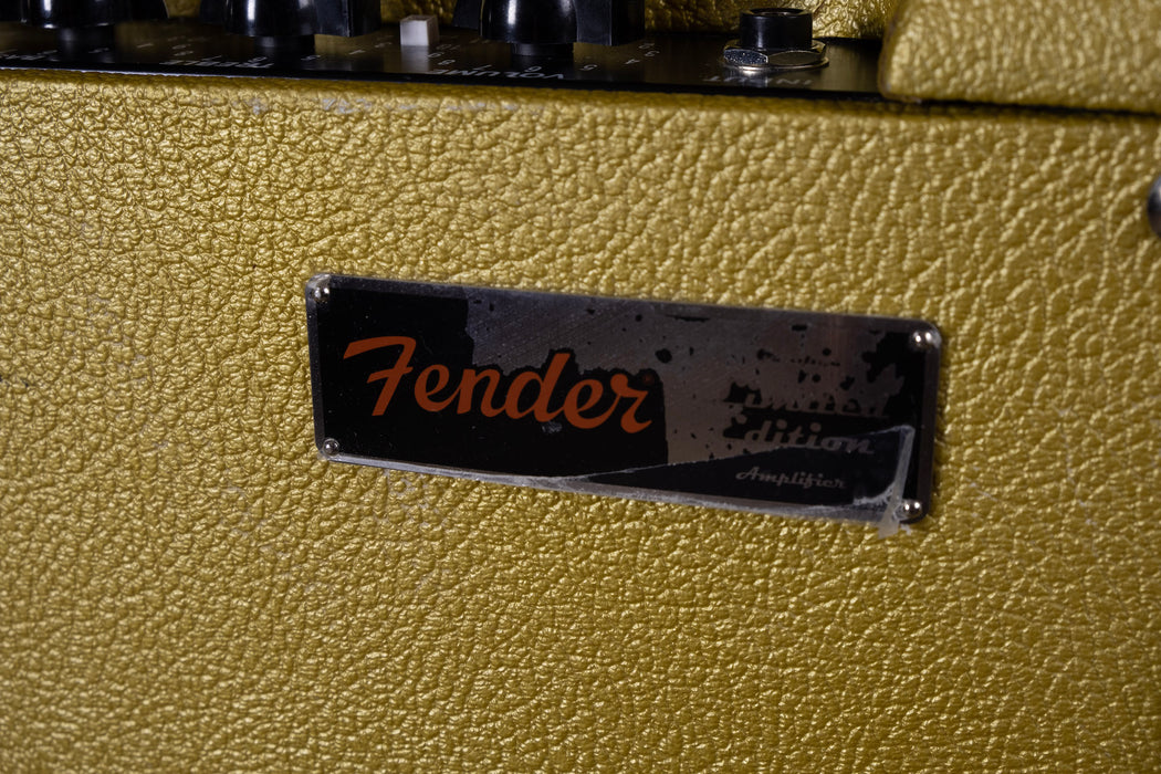 Pre Owned Limited Edition Fender FSR Blues Jr III Gold Rush Tube Guitar Amp Combo