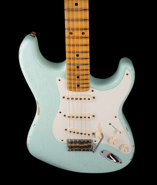 Fender Custom Shop 1958 Stratocaster Relic Super Faded Aged Surf Green