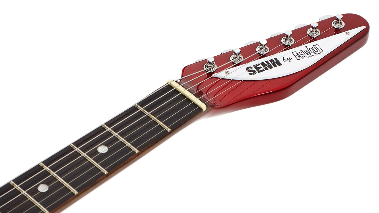 Eastwood Airline Jeff Senn Model One Guitar Metallic Red