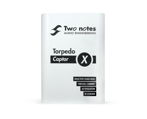 Two Notes Torpedo Captor X (16) Reactive Loadbox DI and Attenuator-16-ohm