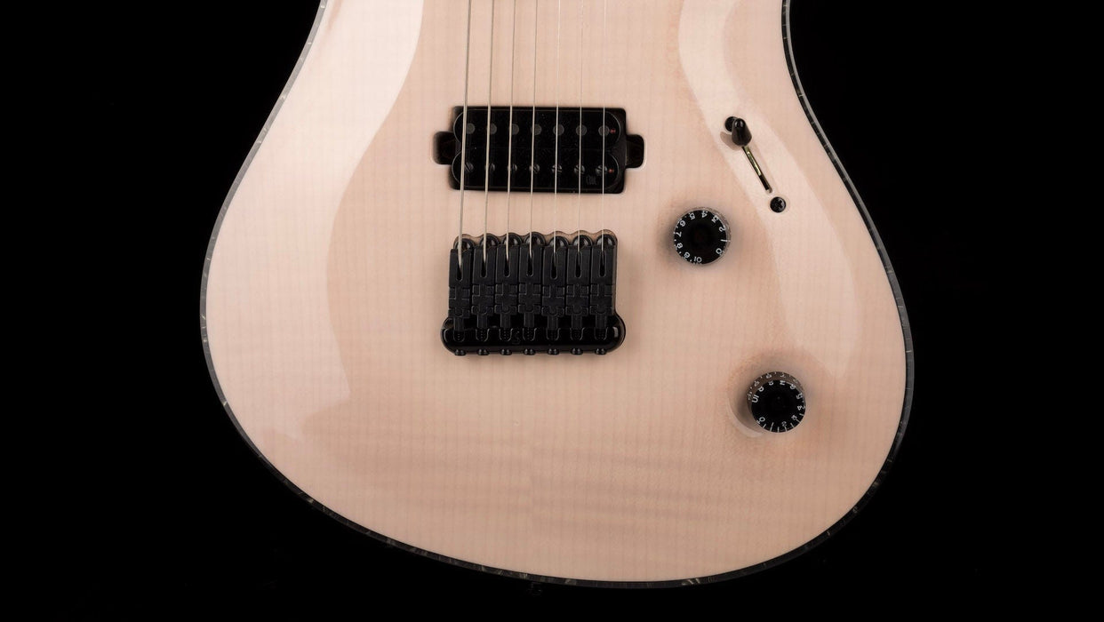 Used Mayones Regius Core 7 Trans White with OHSC