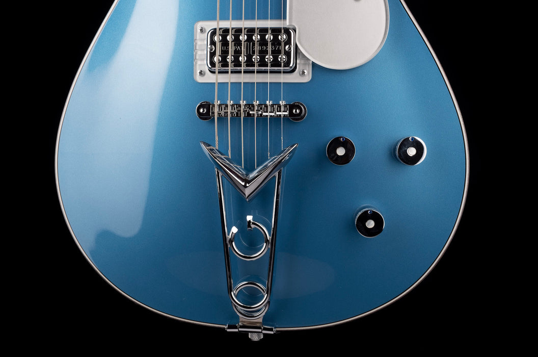 Pre Owned Gretsch Custom Shop Masterbuilt G6134CST Baritone Penguin NOS Lake Placid Blue With OHSC