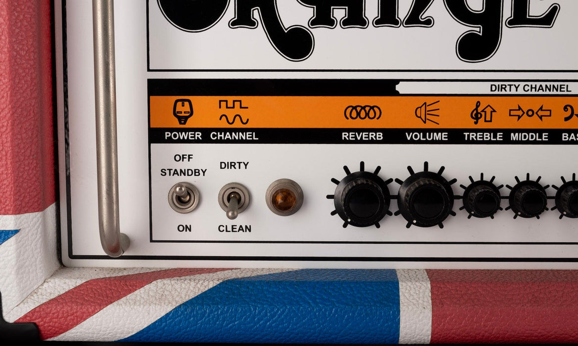 Pre-Owned Limited Edition of 25 Orange Limited Edition Union Jack Rockerverb 50 MKII / 2x12 Cab Set