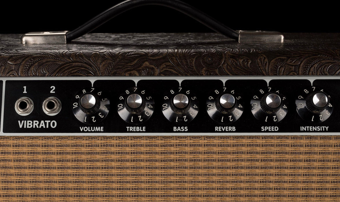 Used Fender Limited Edition '65 Deluxe Reverb Western Wheat Guitar Amp Combo