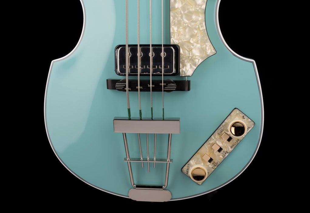 Hofner Limited Edition Light Green 1962 Violin Bass HOF-H500/1-62-LG-O with Case