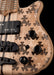 Mayones Cali4 Bass 17.5" Scale Swamp Ash Body Triskelion Top Natural Matt Finish with Case