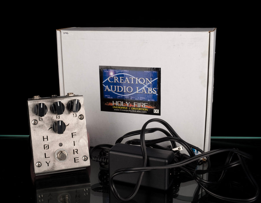 Used Creation Audio Labs Holy Fire Overdrive/Distortion/Boost Guitar Effect Pedal With Box