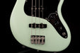 Used Fender American Performer Jazz Bass Satin Surf Green With Gig Bag