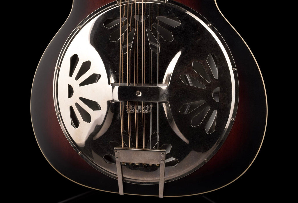 Used Gretsch G9220 Bobtail Round Neck Acoustic Electric Resonator 2-Tone Sunburst