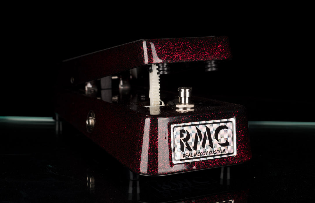 Real McCoy Custom RMC1 Wah-Wah Guitar Effect Pedal Red Sparkle