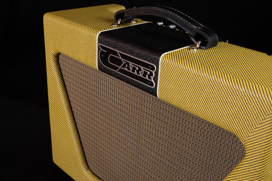 Carr 1x10 Super Bee Tweed with Black Tolex Stripe Combo Tube Guitar Amp