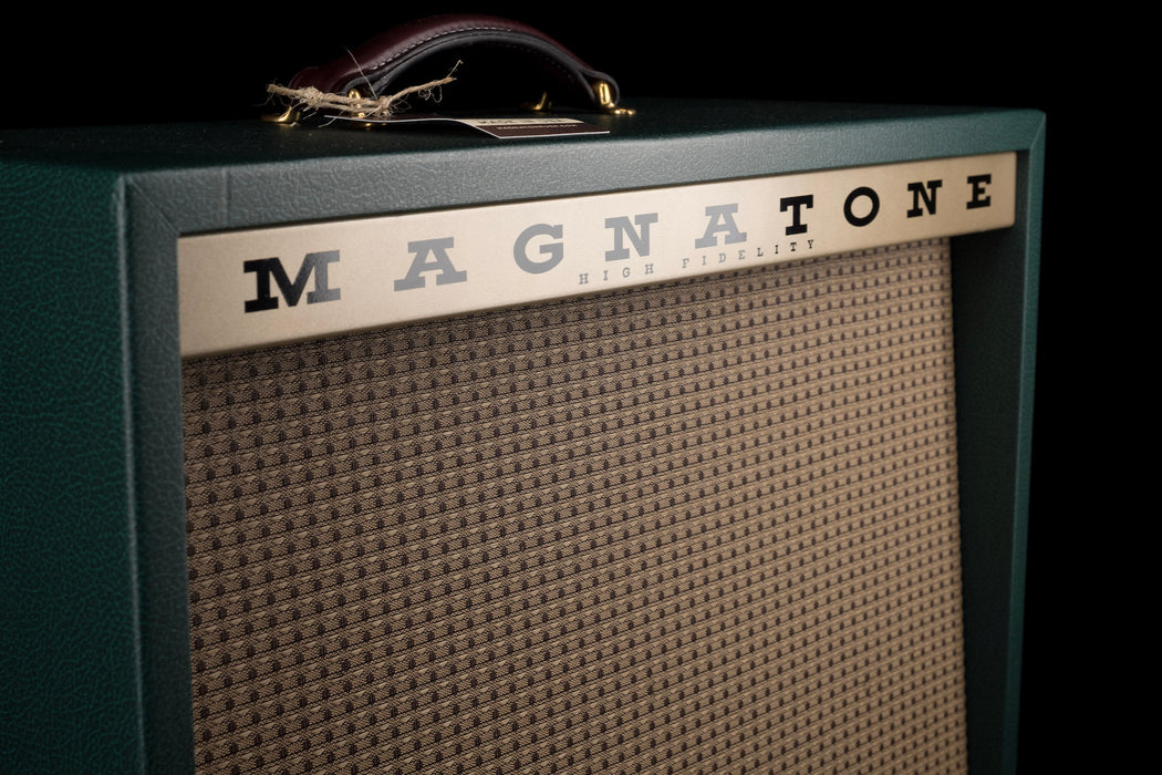 Magnatone Special Edition Twilighter Mono Dark Green with Wheat Grill Guitar Amp Combo
